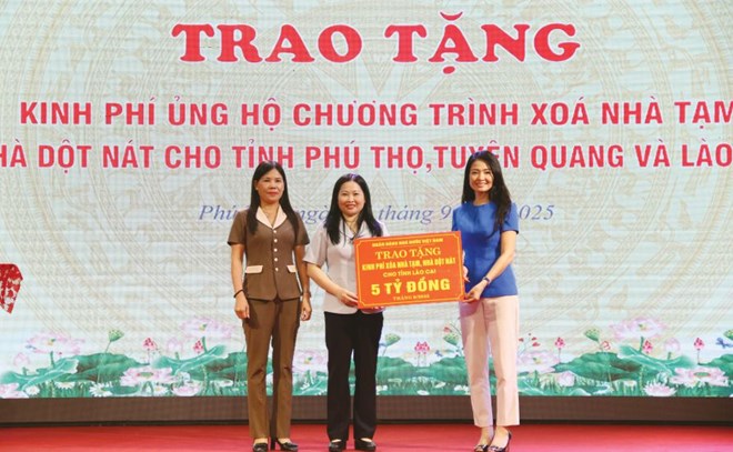 Ngân hàng Nhà nước Việt Nam hỗ trợ xóa nhà dột nát cho tỉnh Phú Thọ, Lào Cai, Tuyên Quang