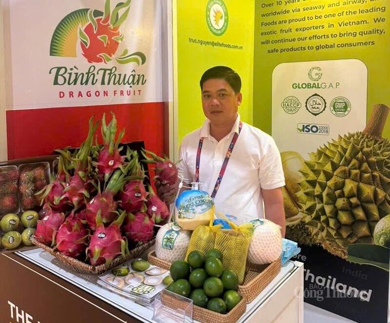 Ông Huỳnh Cảnh, Chủ tịch Hiệp hội Thanh long Lâm Đồng.