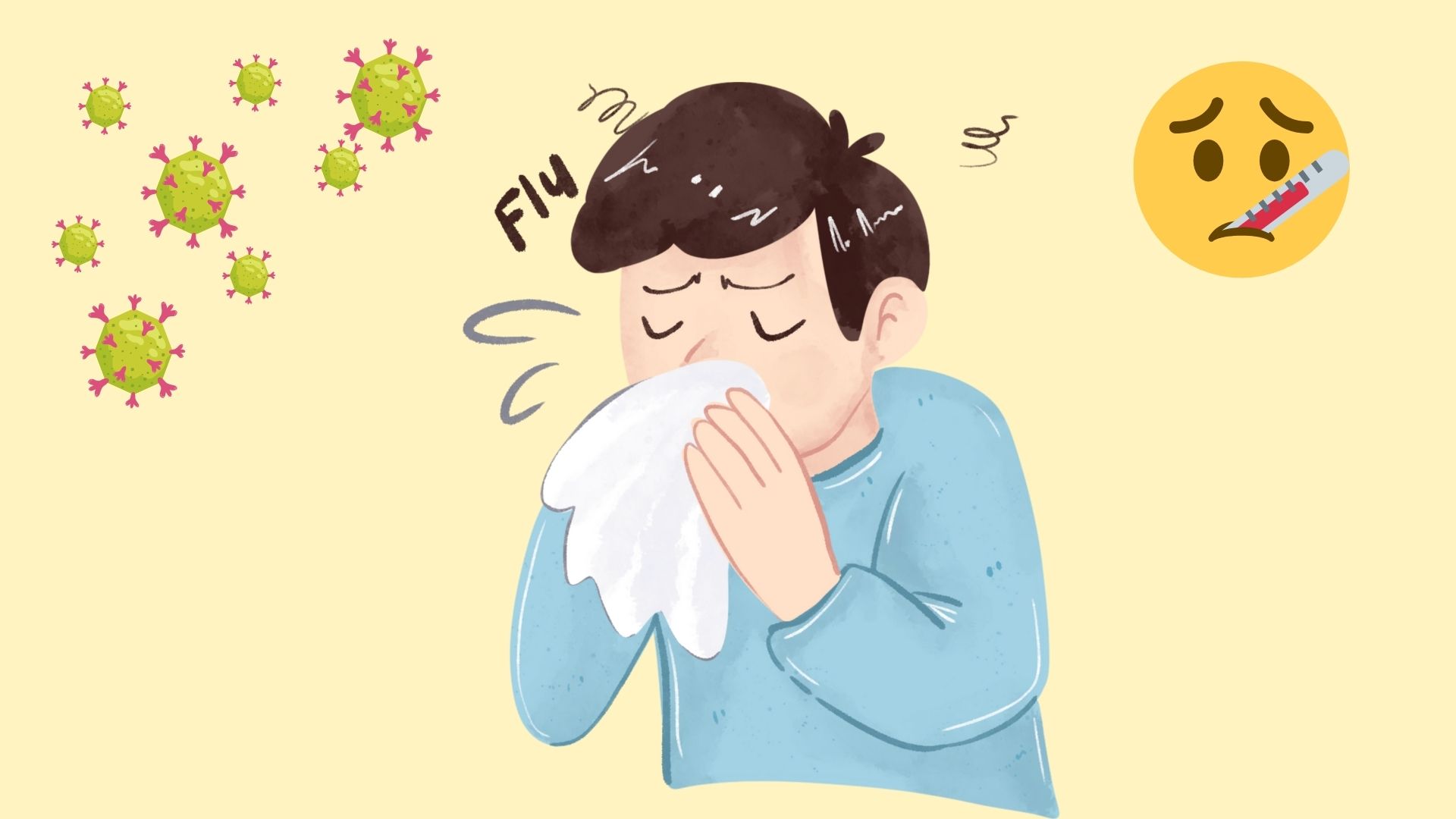 Cách giúp giảm triệu chứng cúm khi giao mùa. Đồ họa: Bảo Anh