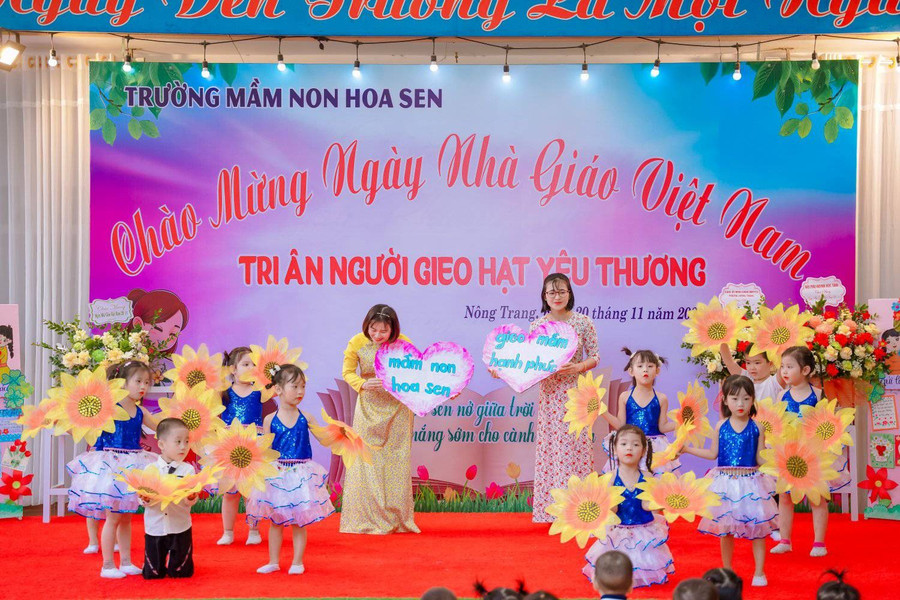 Trường Mầm non Hoa Sen (phường Nông Trang) đẩy mạnh các hoạt động trải nghiệm cho trẻ.