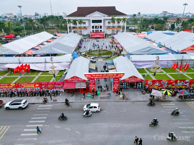Sôi động hội chợ xúc tiến thương mại và sản phẩm OCOP tại Hưng Yên - 1