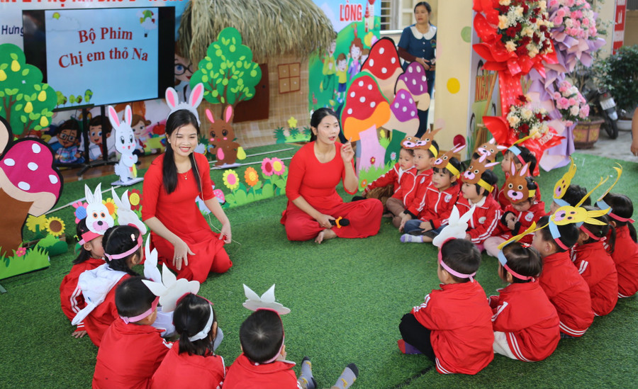Hưng Yên đặt mục tiêu đến năm 2030, hoàn thành phổ cập giáo dục mầm non cho trẻ 3-5 tuổi.