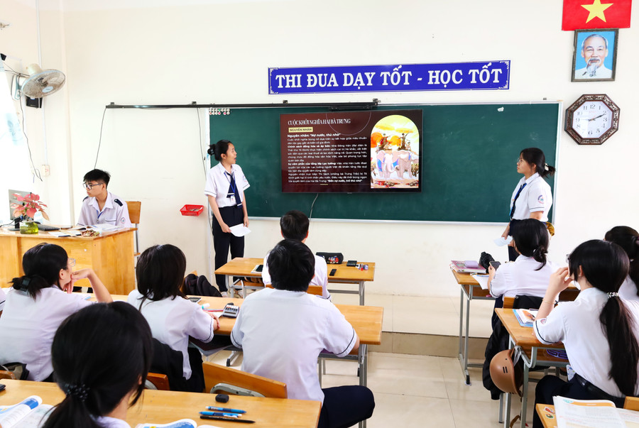 Học sinh Trường Tiểu học Giá Rai sử dụng CNTT tạo clip thuyết minh cuộc khởi nghĩa Hai Bà Trưng. dai-hoi-2.jpg