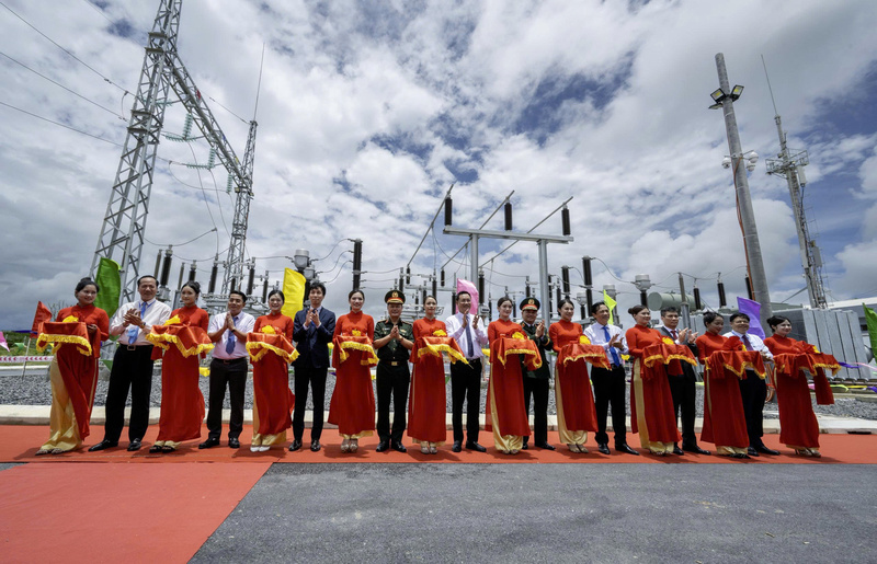 Khánh thành Nhà máy điện gió Hải Anh tháng 8/2025. Ảnh: CTV