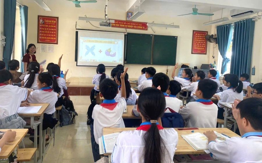 Trường THCS Kim Ngọc ứng dụng công nghệ thông tin trong dạy và học.