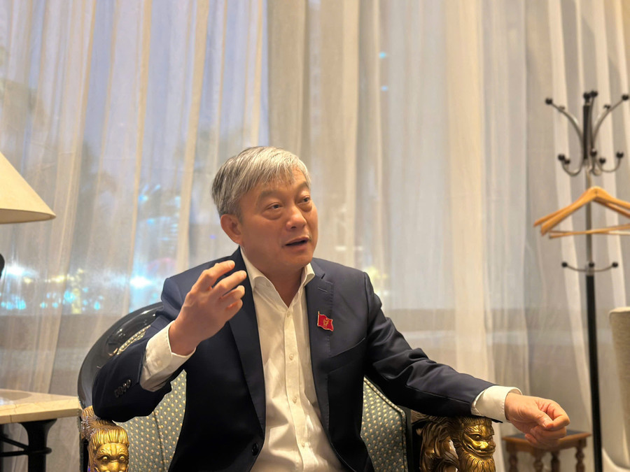 Ông Trần Thanh Hải - Hiệu trưởng Trường Cao đẳng Viễn Đông. Ảnh NC.