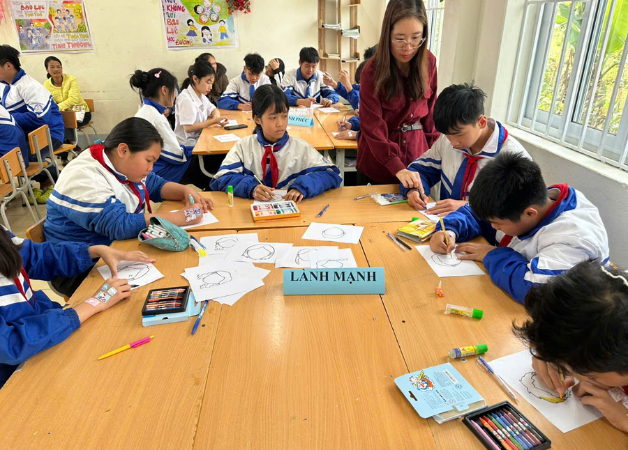 Học sinh được trang bị kiến thức cơ bản về nhận diện nguy cơ bạo lực, xâm hại... suckhoetamthan-6.png