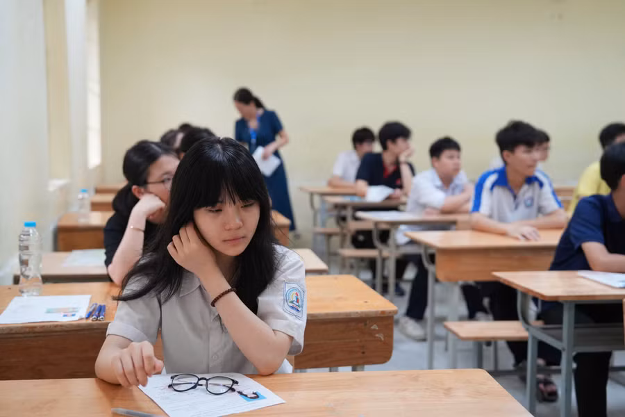 Thí sinh dự thi tốt nghiệp THPT năm 2025. Ảnh: Xuân Phú.