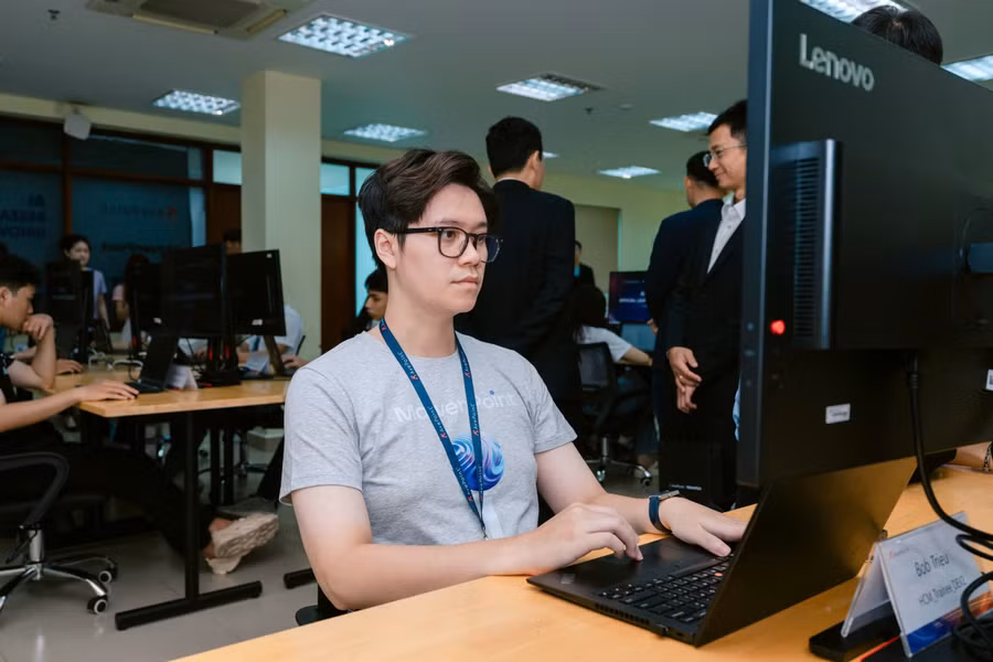 Phòng thực hành về trí tuệ nhân tạo (AI Lab) của Trường Đại học Công nghệ Thông tin, Đại học Quốc gia TPHCM. Ảnh: NTCC. van-hoa-trung-thuc-so-4.jpg