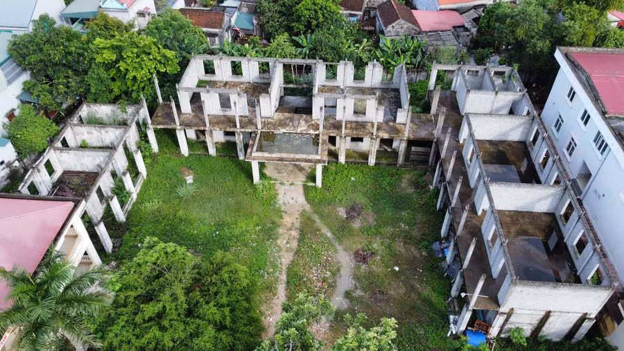 Công trình xây dang dở rồi