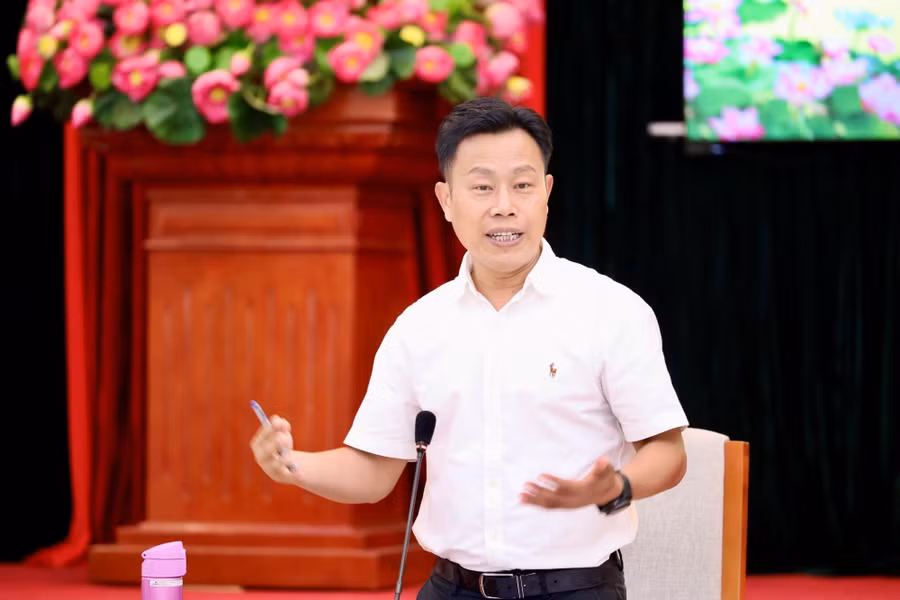 Thứ trưởng Lê Quân phát biểu tại hội thảo. Ảnh: Nguyễn Mạnh. img-4972.jpg