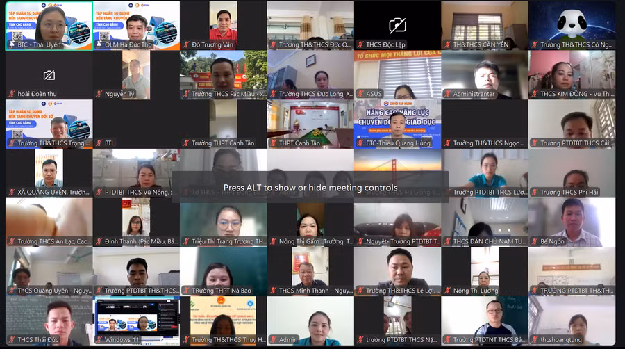 350 trường TH, THCS, THPT trên địa bàn tỉnh Cao Bằng tham gia tập huấn. Ảnh minh hoạ.