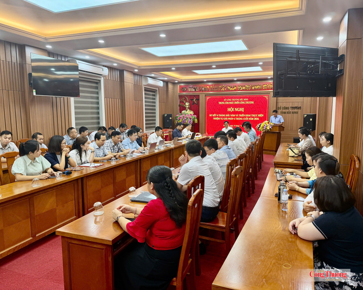 Trong 6 tháng đầu năm, Trung tâm Phát triển Công Thương đã tổ chức triển khai 10/18 đề án, tương đương 55,6% số lượng nhiệm vụ được giao.