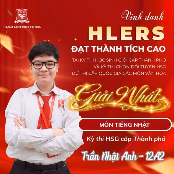 Trường THPT Hoàng Long vinh danh học sinh giỏi cấp thành phố. 847116192-1091463786826640-9067620101143970810-n.jpg