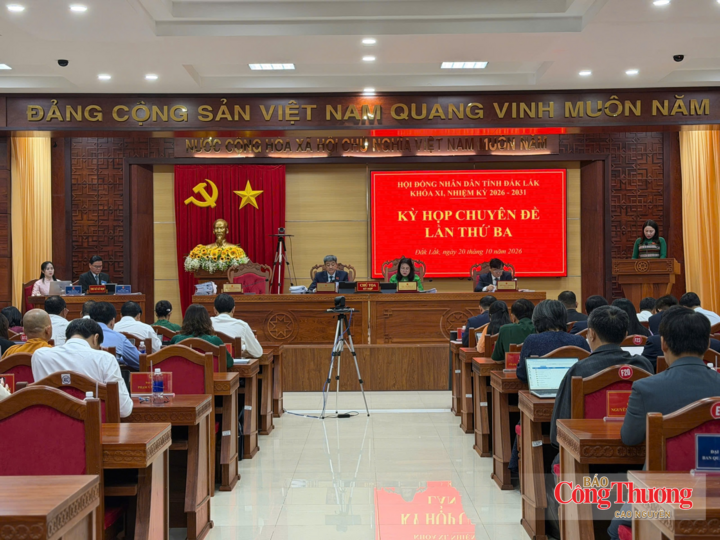 Kỳ họp chuyên đề lần thứ ba HĐND tỉnh Đắk Lắk khóa XI, nhiệm kỳ 2026 - 2031.
