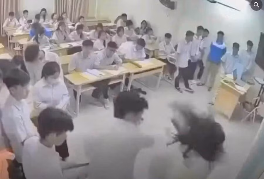 Hiện trường vụ việc.