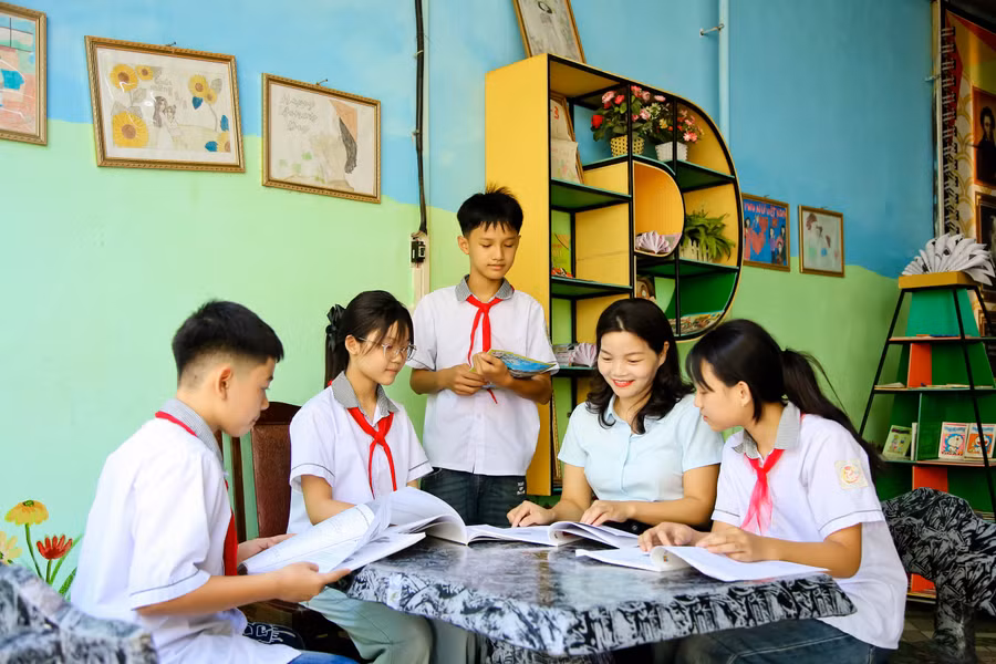 Trường THCS Mường Bi đưa văn hóa truyền thống vào học đường.